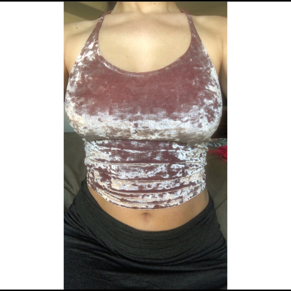 Crushed Velvet Top